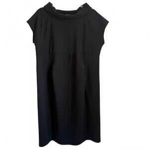 GAP Maternity | Women’s Black Boat Neck Knee Length Short Sleeve Dress Size XL